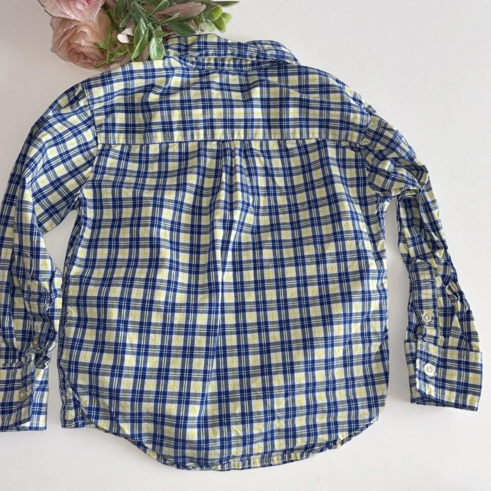 Carter’s Boys Cotton Button Down Shirt 2T Spring Shirt Easter Boys Shirt